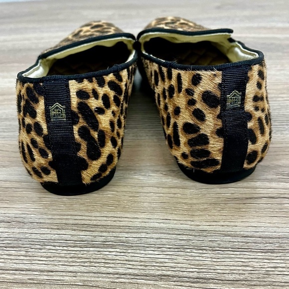 NWOB Birdies The Starling Cheetah Calf Hair Classic Loafers Size 5 - Picture 7 of 8